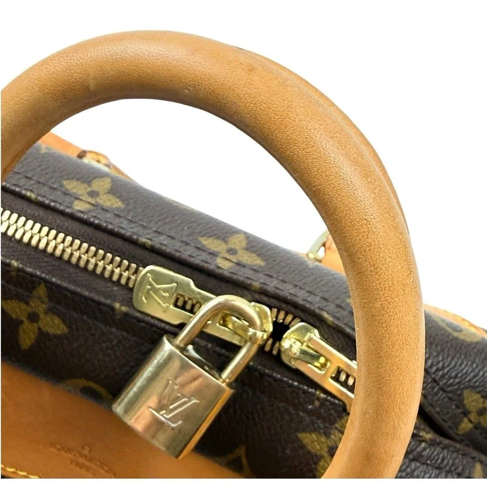 Louis Vuitton Deauville Monogram Canvas‎ Handbag Brown M47270